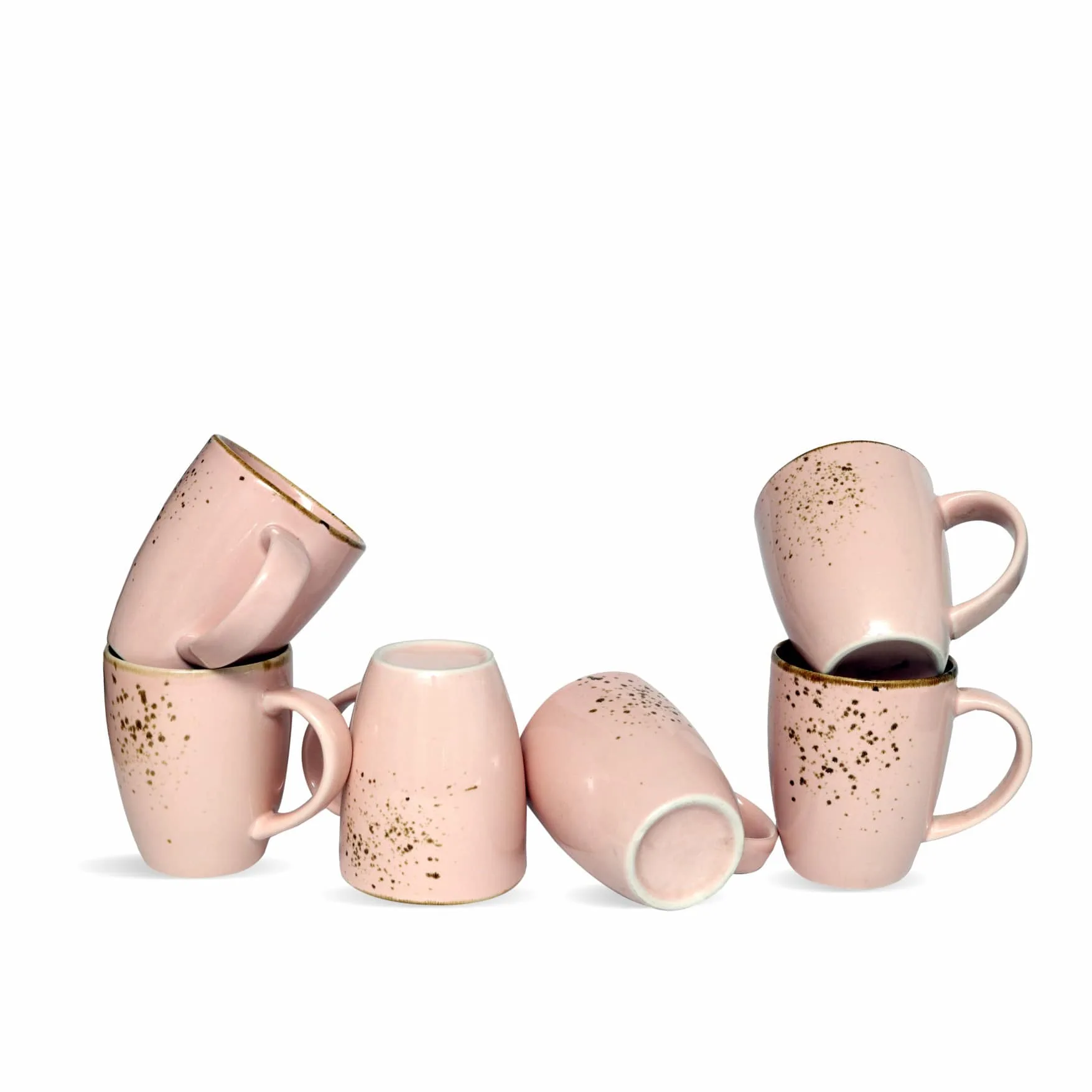 Serendipity Collection | Handcrafted Pottery Tea Mugs – Set of 6