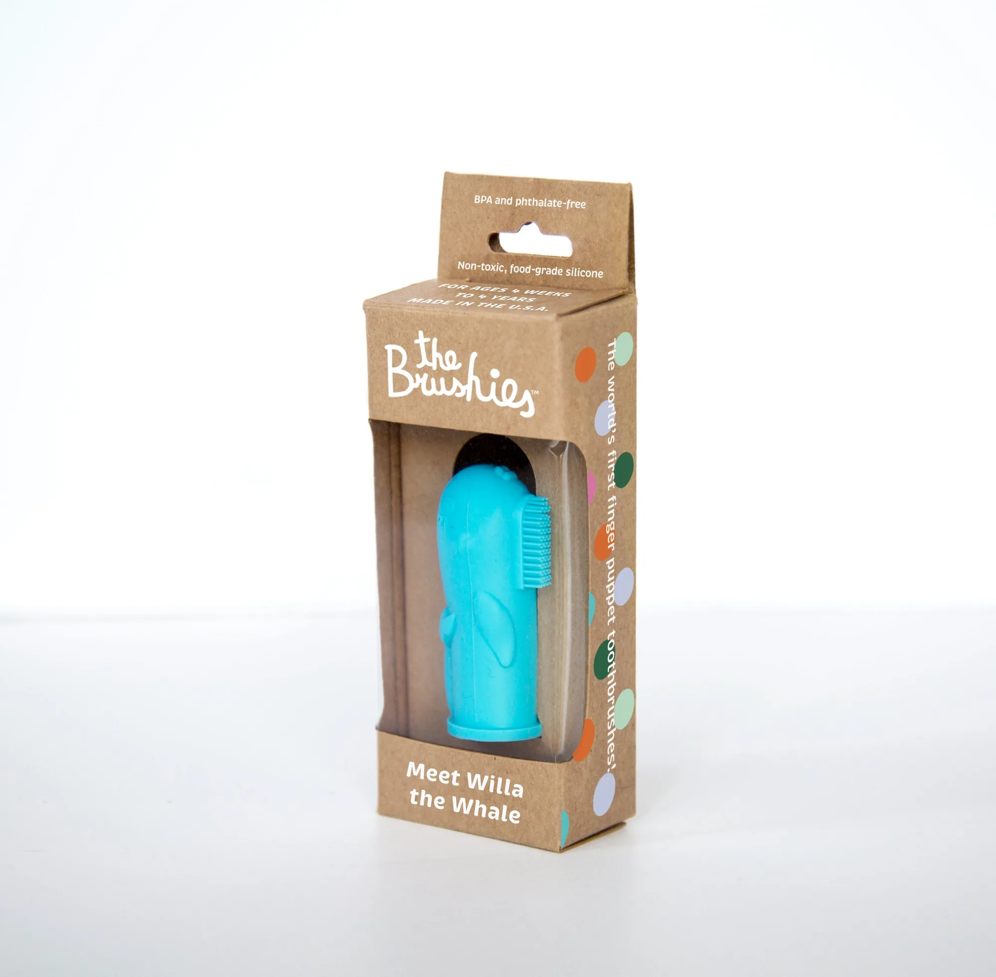 Willa the Whale Finger Toothbrush