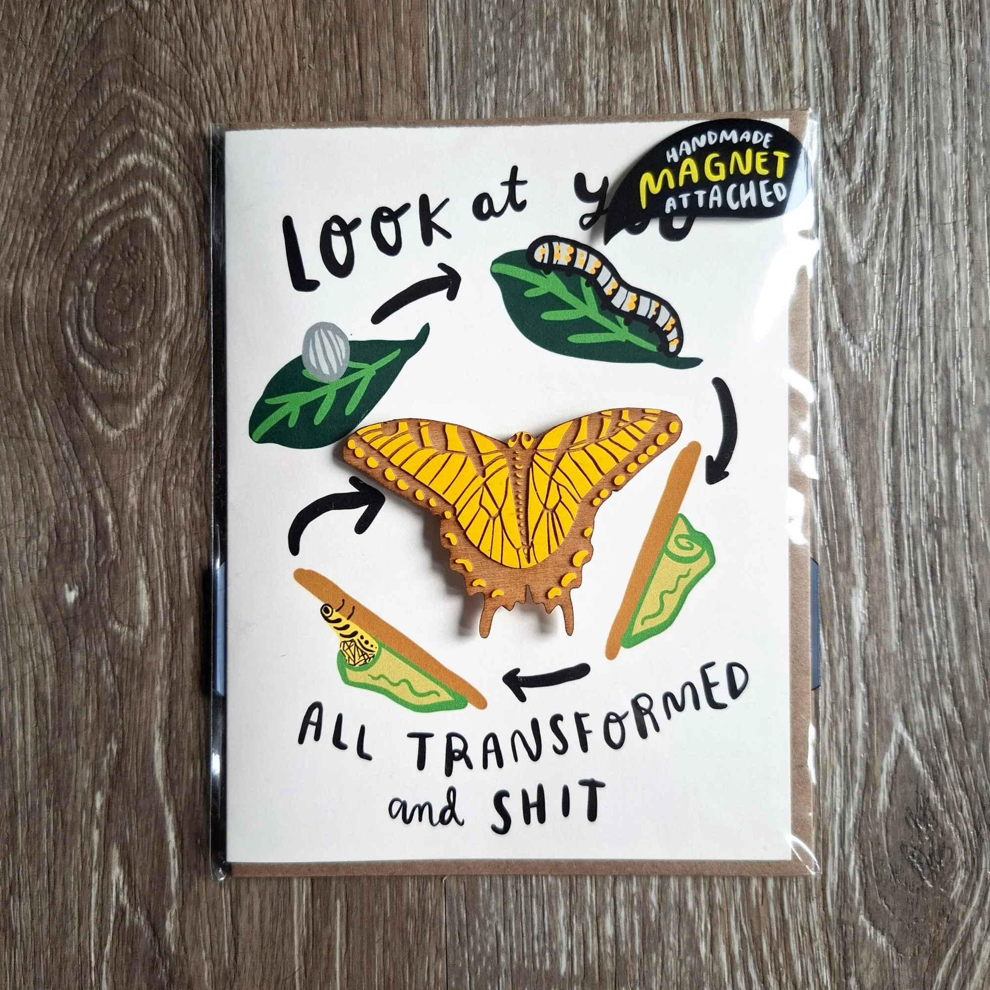 How to Send a Wooden Magnet Greeting Card