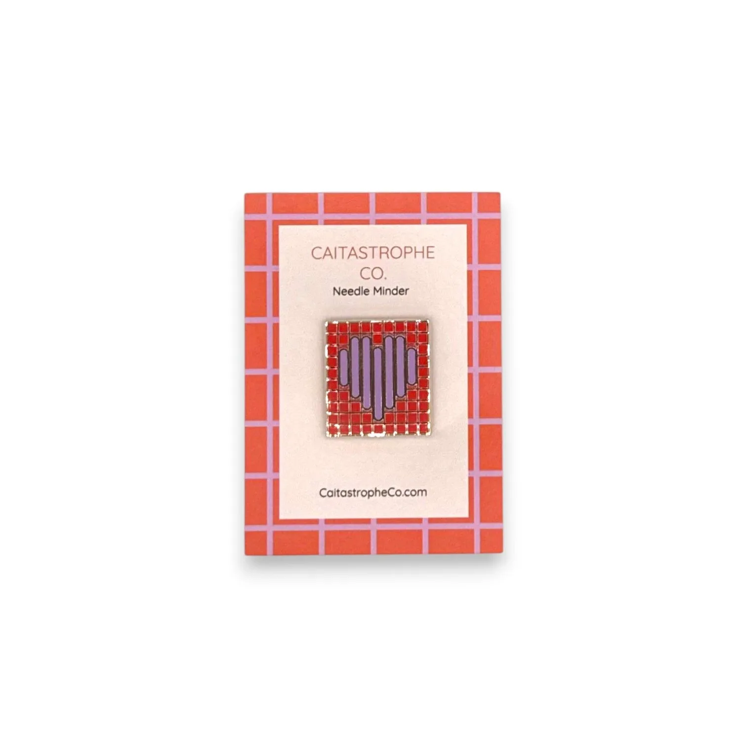 Bargello Heart Needle Minder