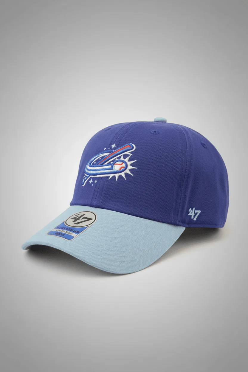Gorra OKC Comets Juvenil Azul Carretera Ajustable