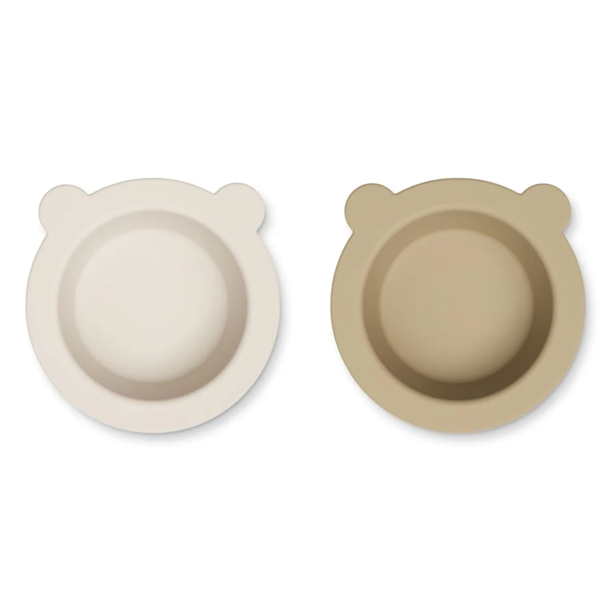 Peony Suction Bowl 2-Pack - Sandy / Oat
