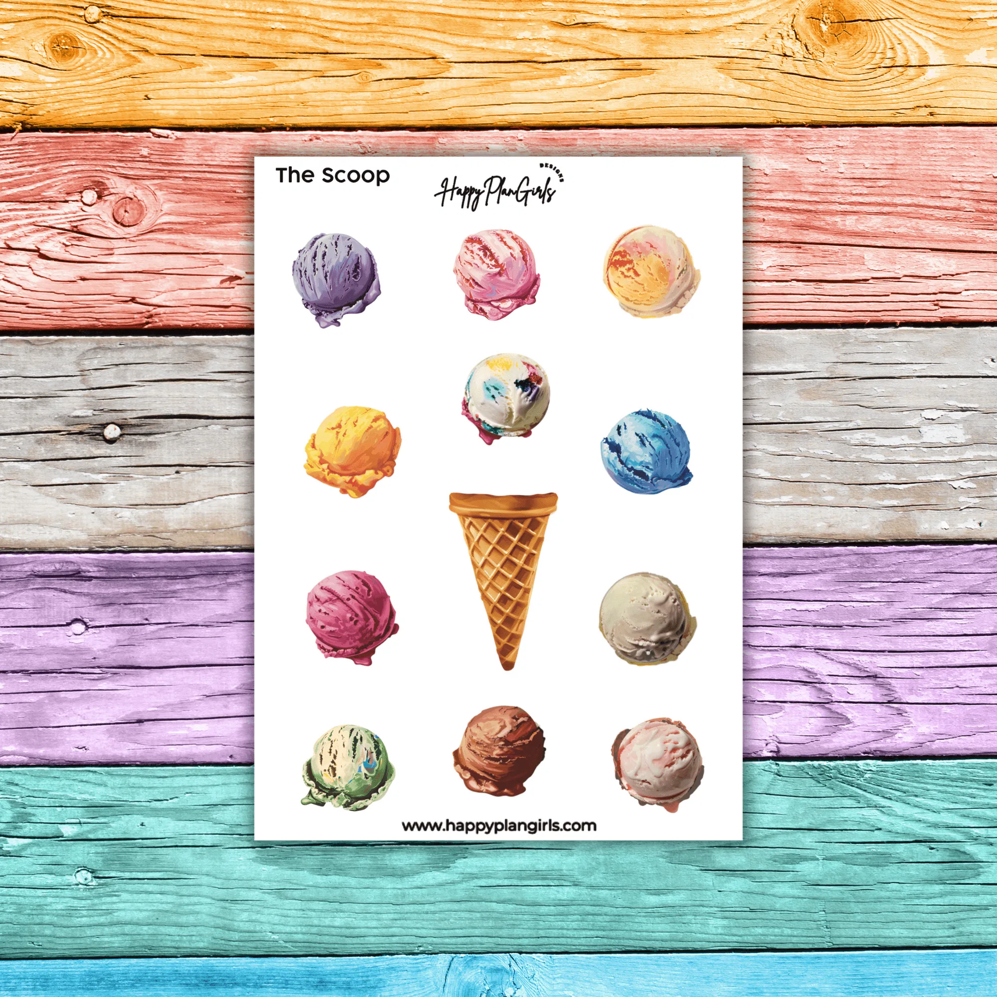 Summer Planner Sticker Sheet The Scoop