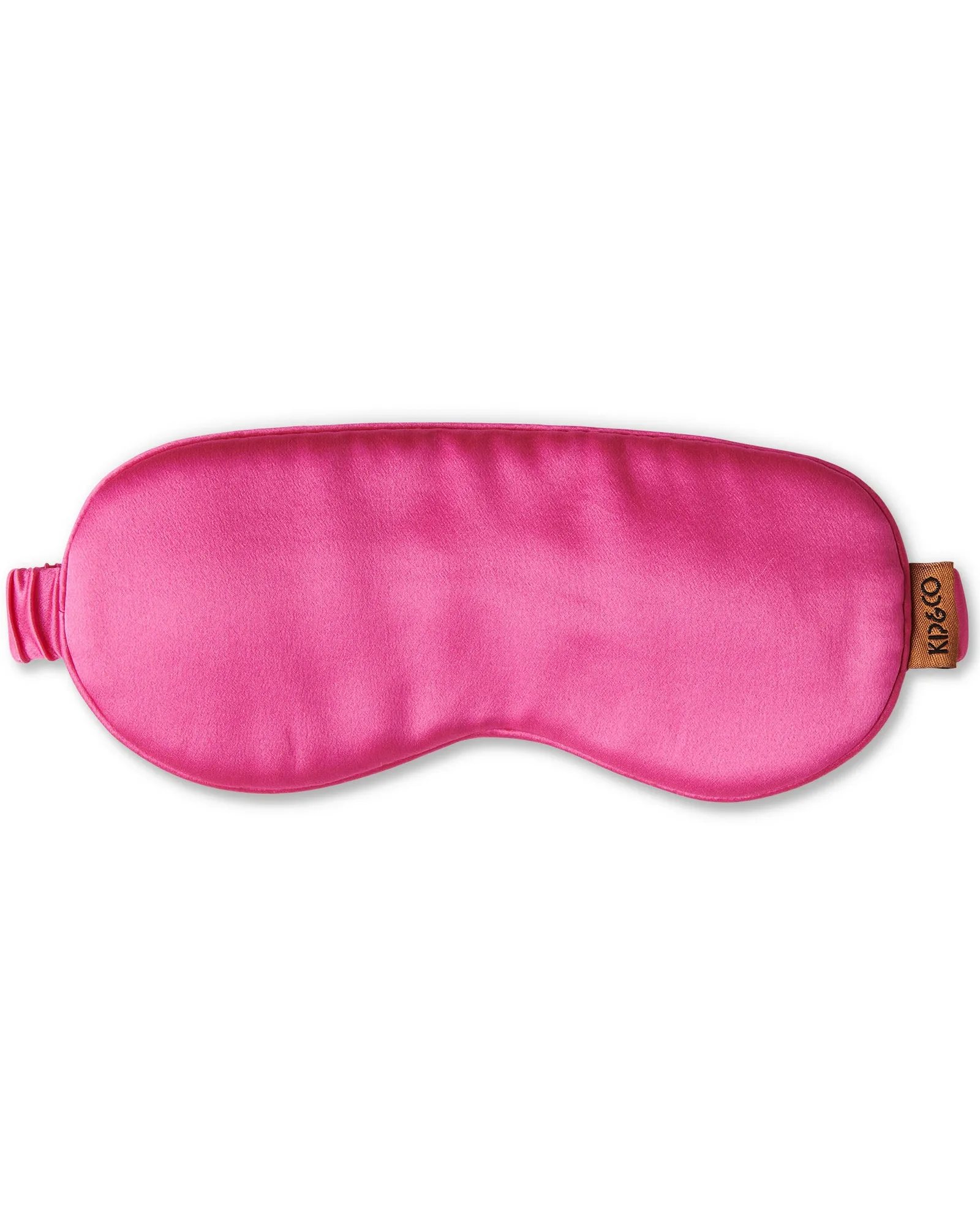 Masque de nuit en soie rose parfait