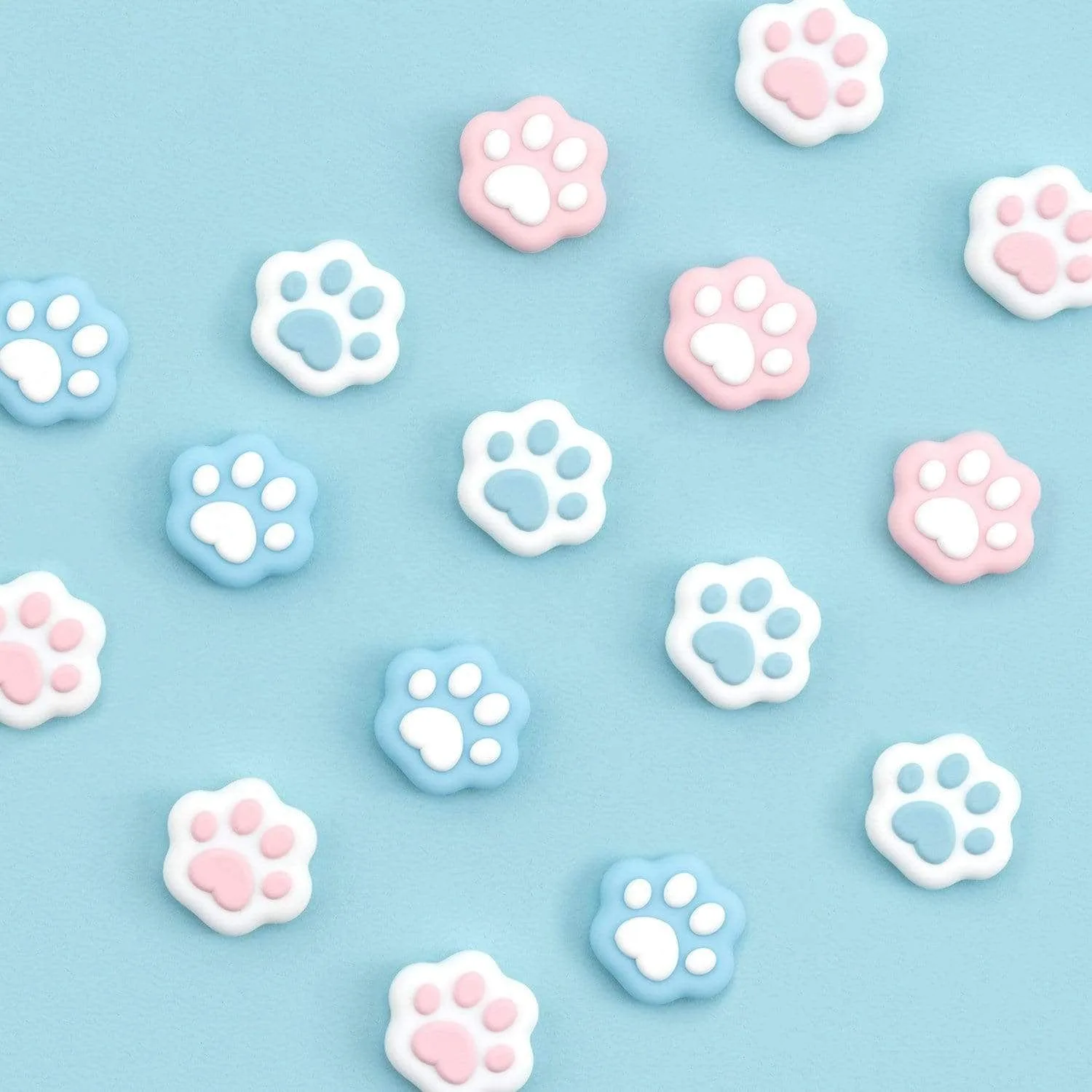GeekShare Cat Paw Silicone Thumb Grip Caps