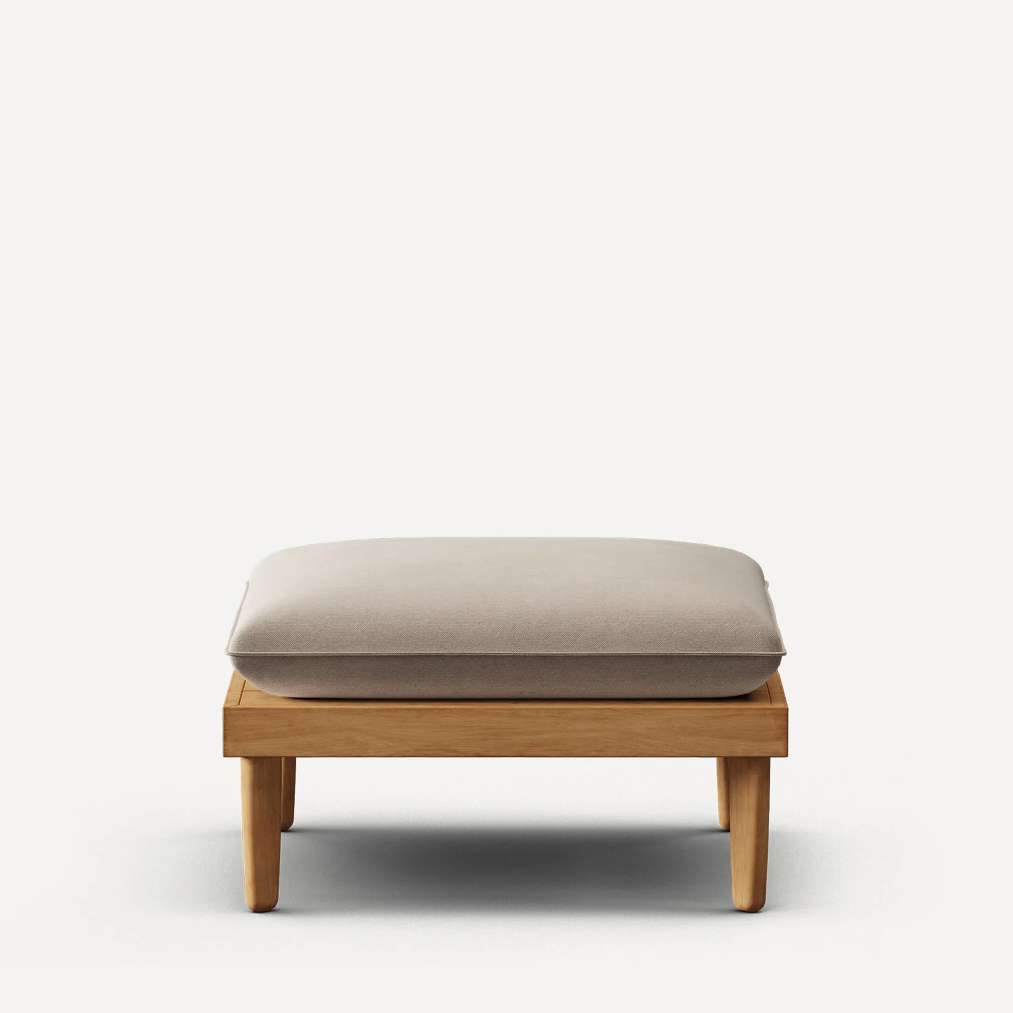 Dunes Teak Ottoman
