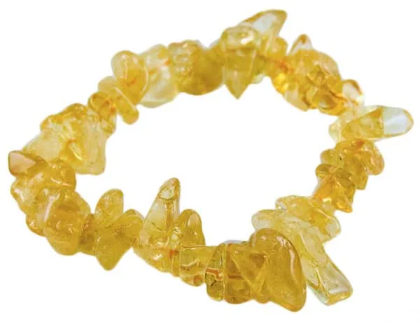 Bracciale in schegge di citrino