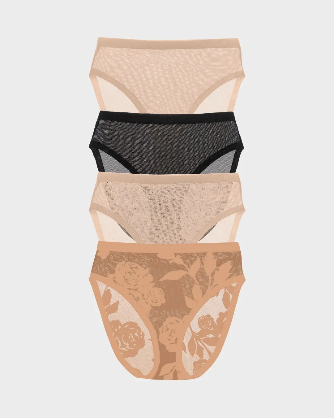 Lot de culottes : string vs taille haute vs transparente
