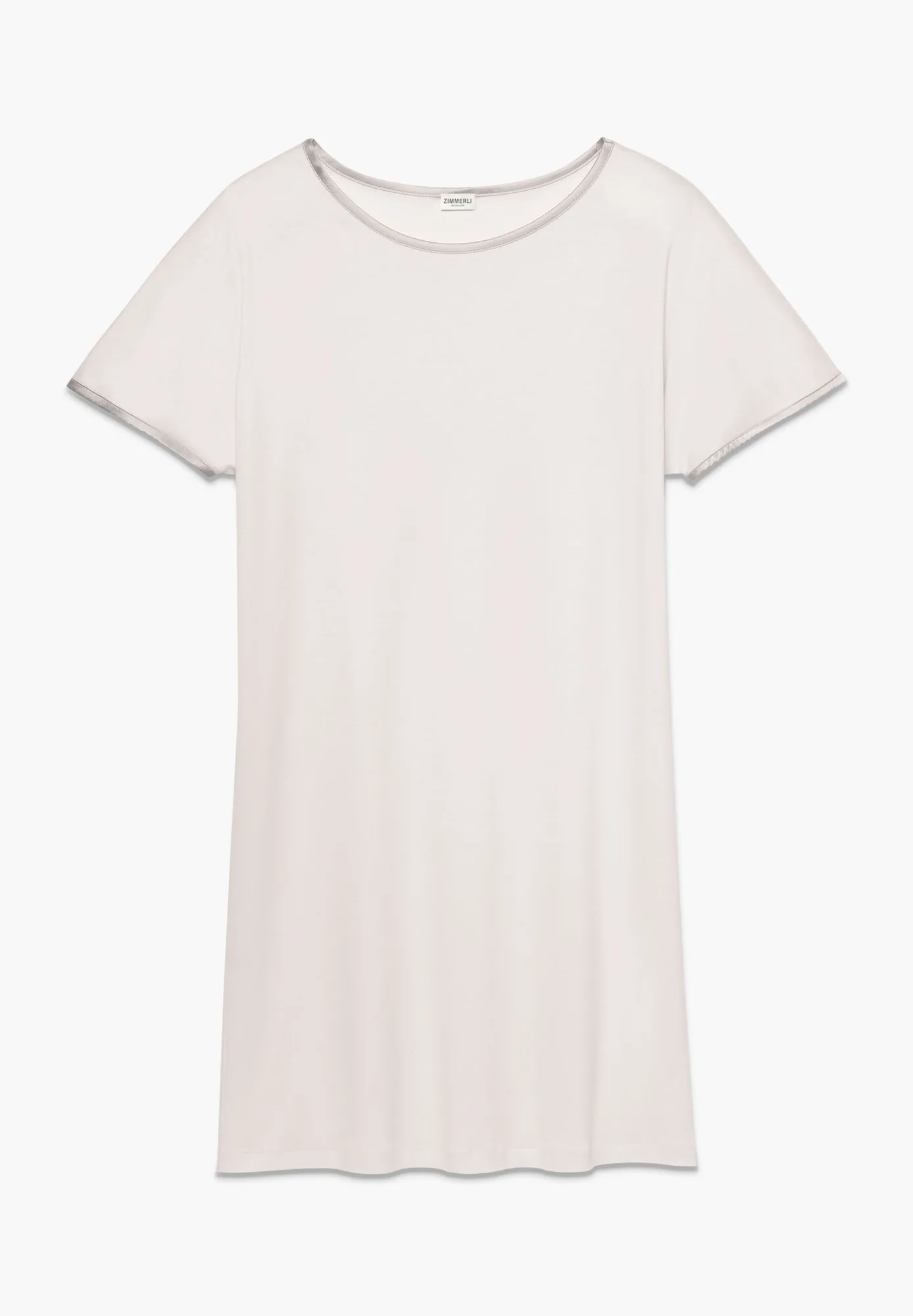 Silk Dreams | Kurzarm-Nachthemd - light rose
