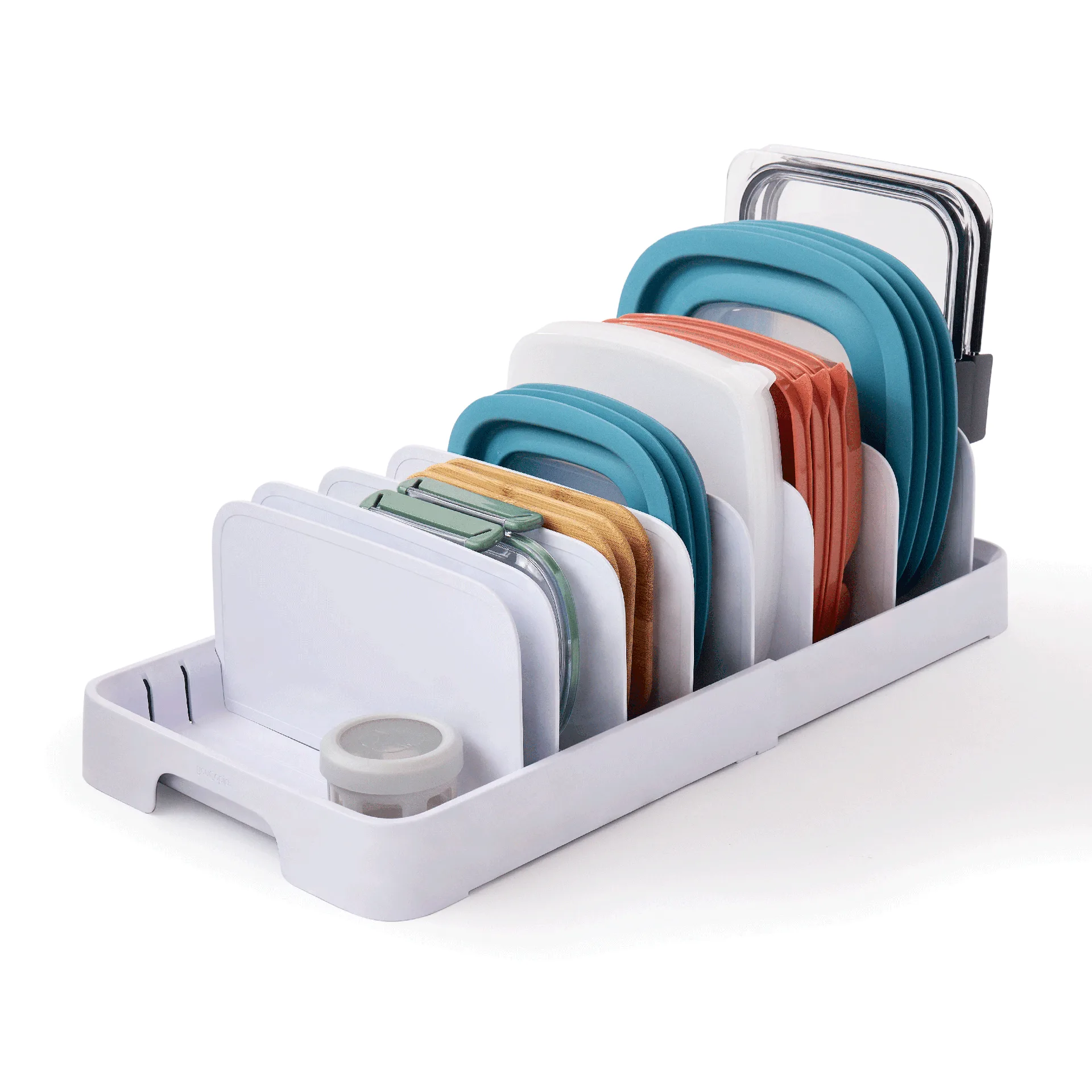Organizador de tapas de recipientes expandible StoraLid®, 40 tapas