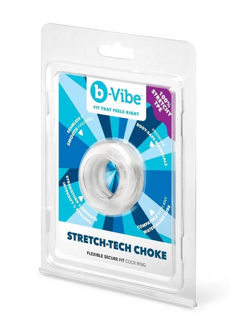 B-Vibe Stretch Tech Choke Cock Ring