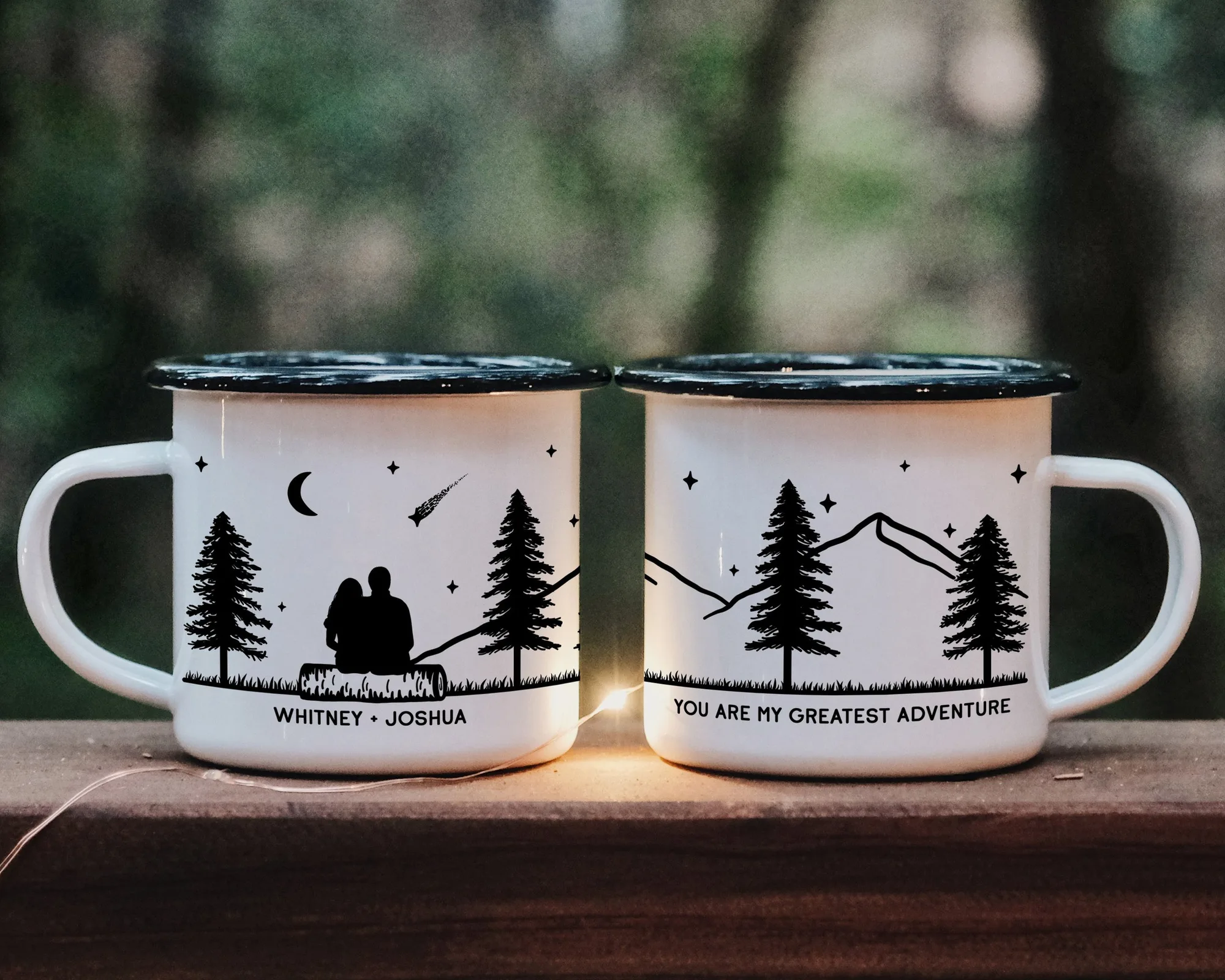 Taza de camping para ver estrellas: idea de regalo romántico