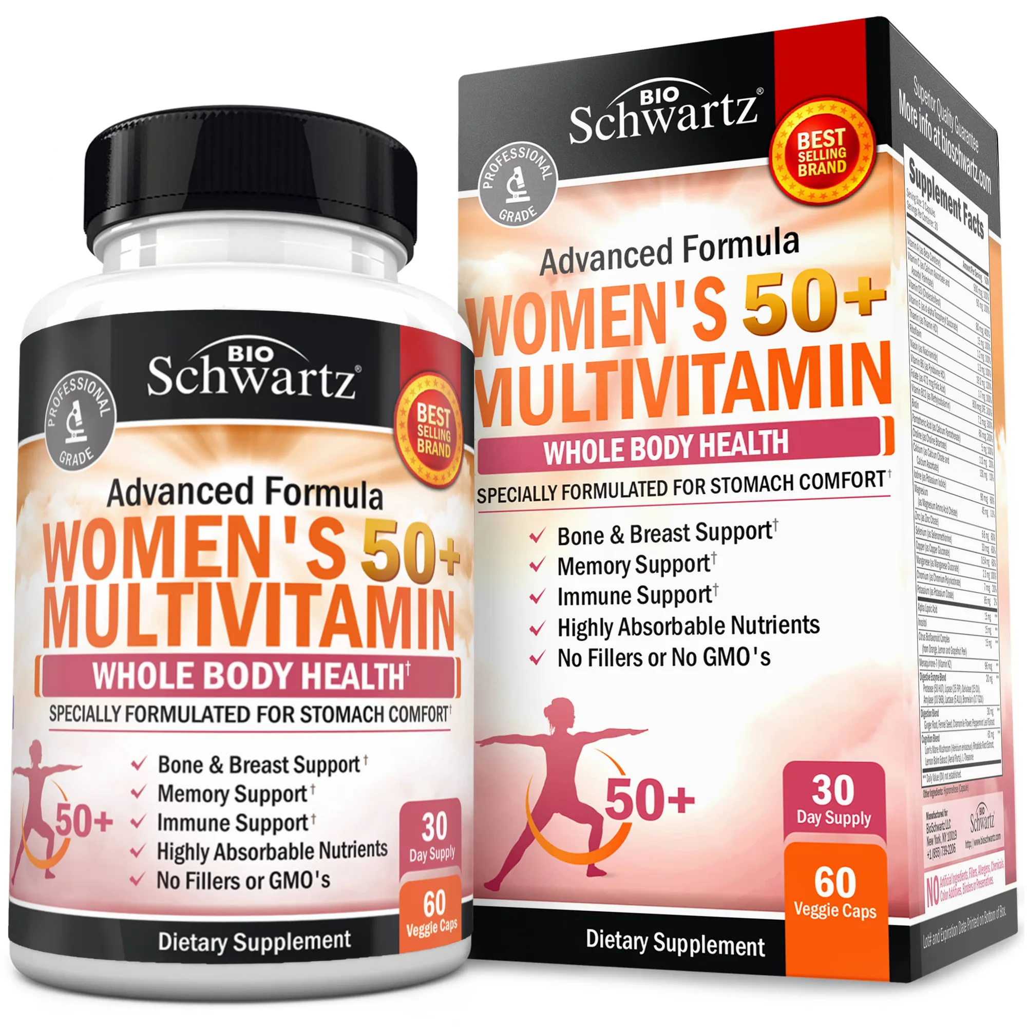 Multivitamin pro ženy 50+: Na co se zaměřit