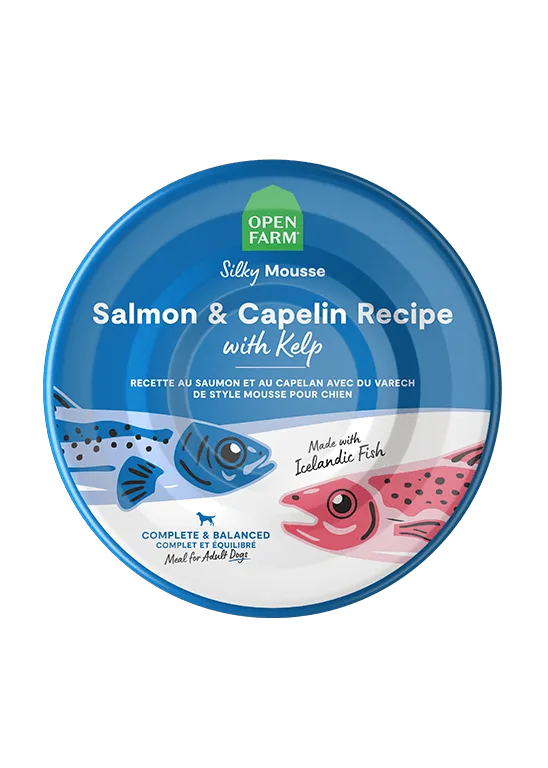 Comida húmida de salmão islandês e capelim para cães: FAQ