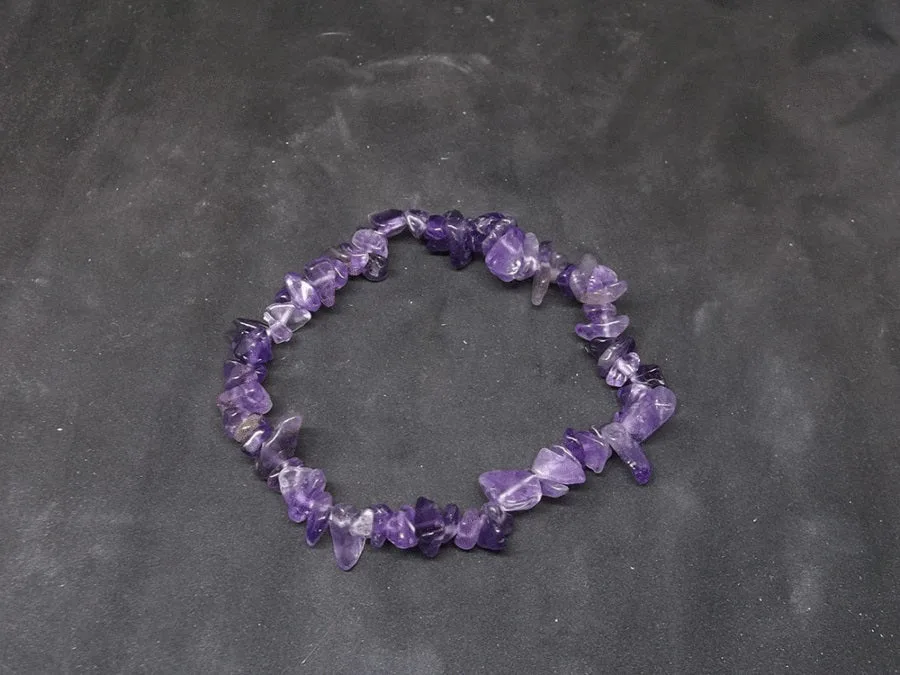 Bracciale con Ciottoli di Ametista