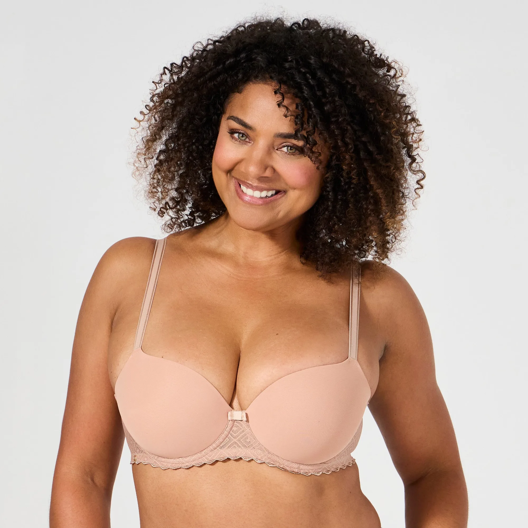 Soutien-gorge coque beige noisette Just Glam
