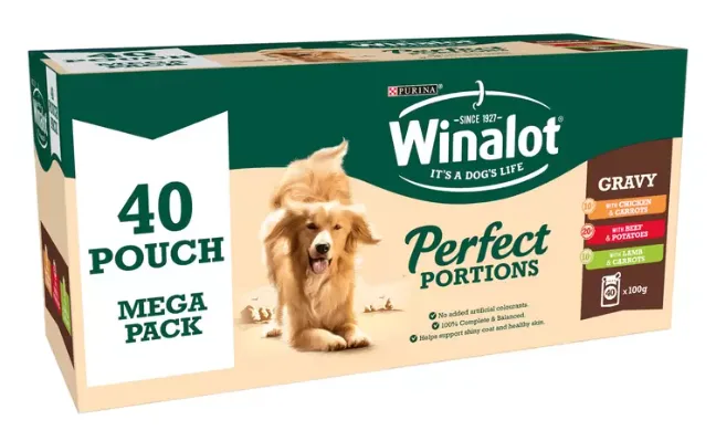 Winalot Perfect Portions In Gravy 40 x 100g