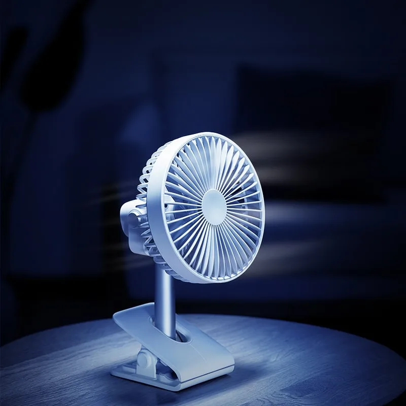 USB Rechargeable 10″ Air Clip On Fan
