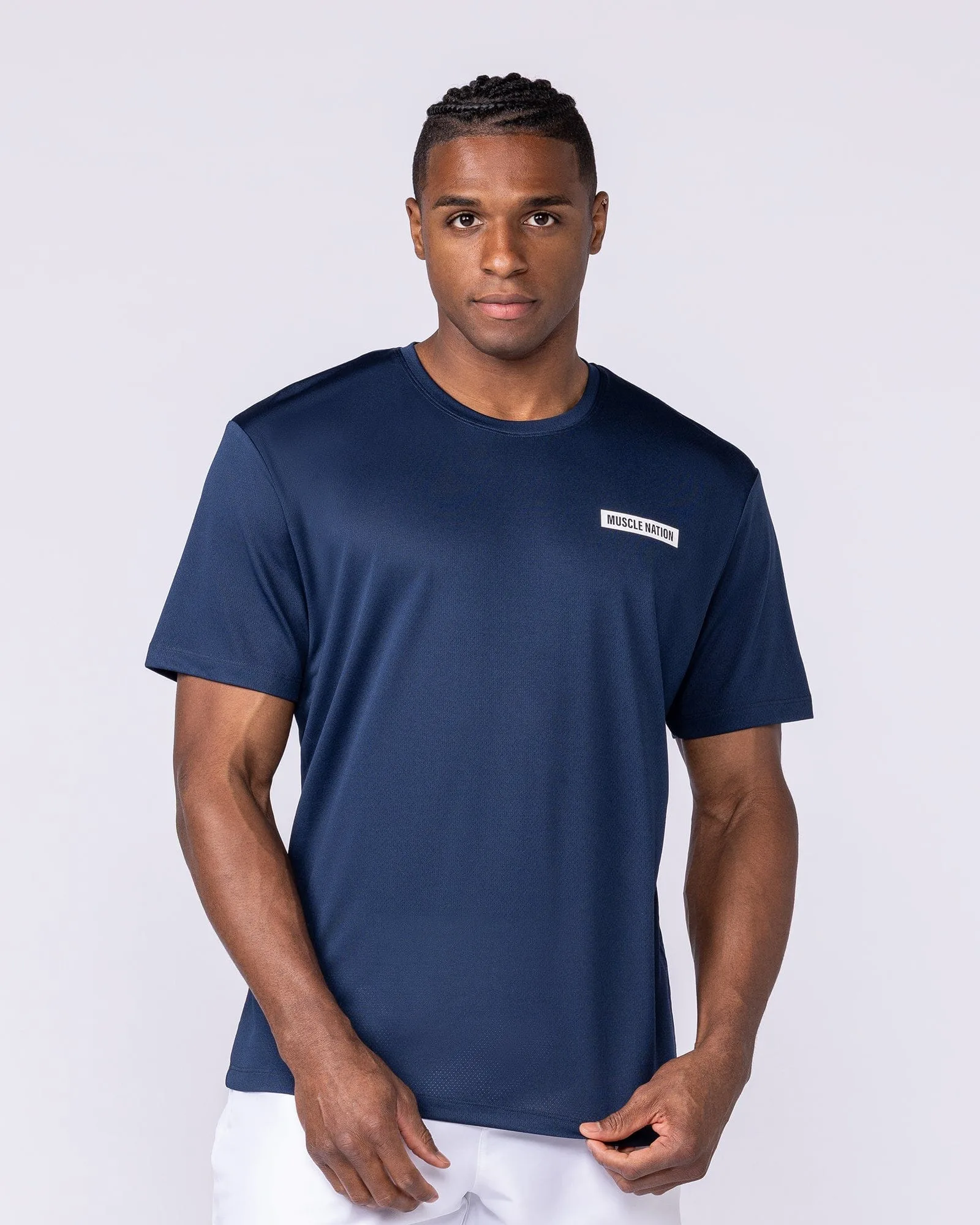 Relaxed Active Tee - Navy