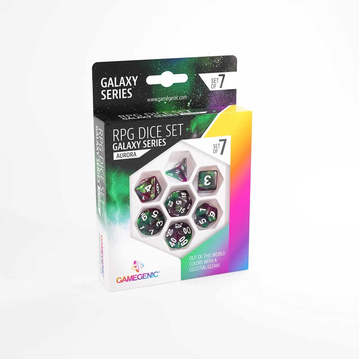 Galaxy-Würfelset für D&D-Spieler