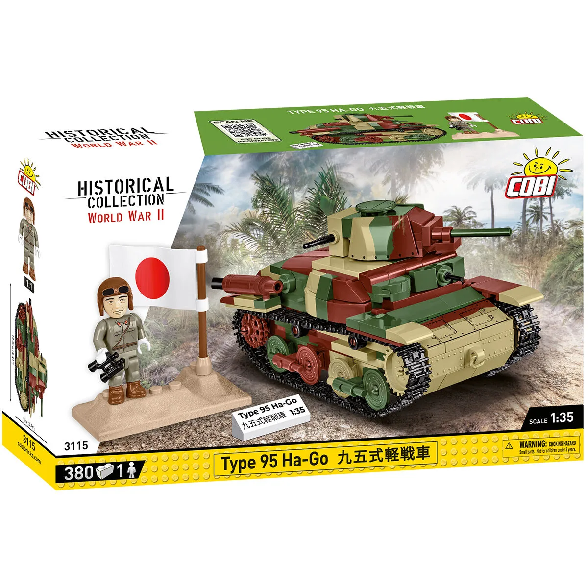 COBI Type 95 Ha-Go Tank: Set #3115