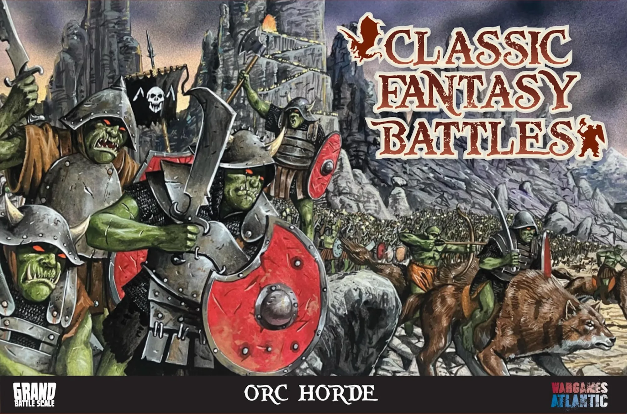 Ork-Armeen richtig basieren für Fantasy-Schlachten