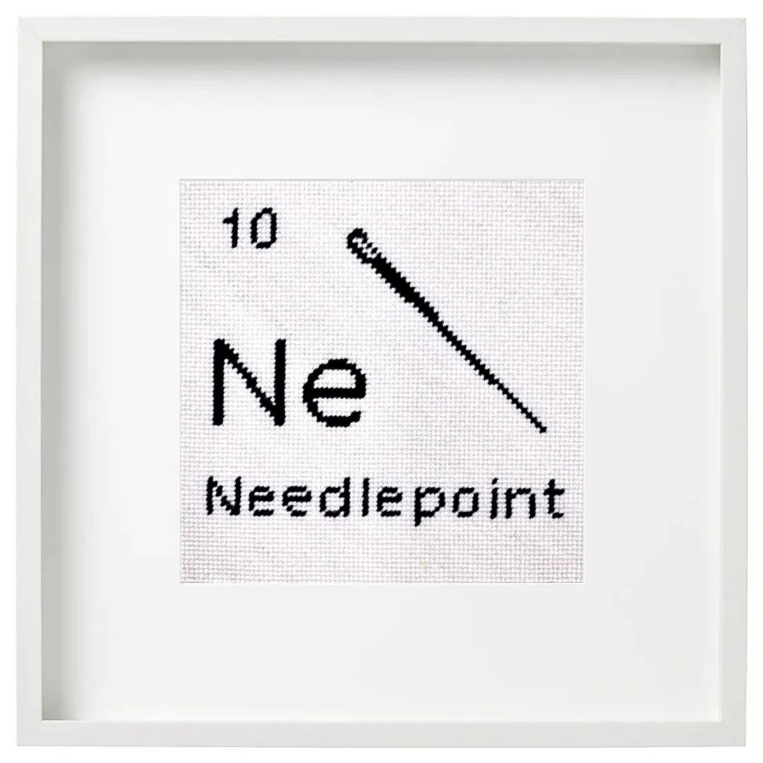 Periodic Table Needlepoint Kit: A Unique Science Gift