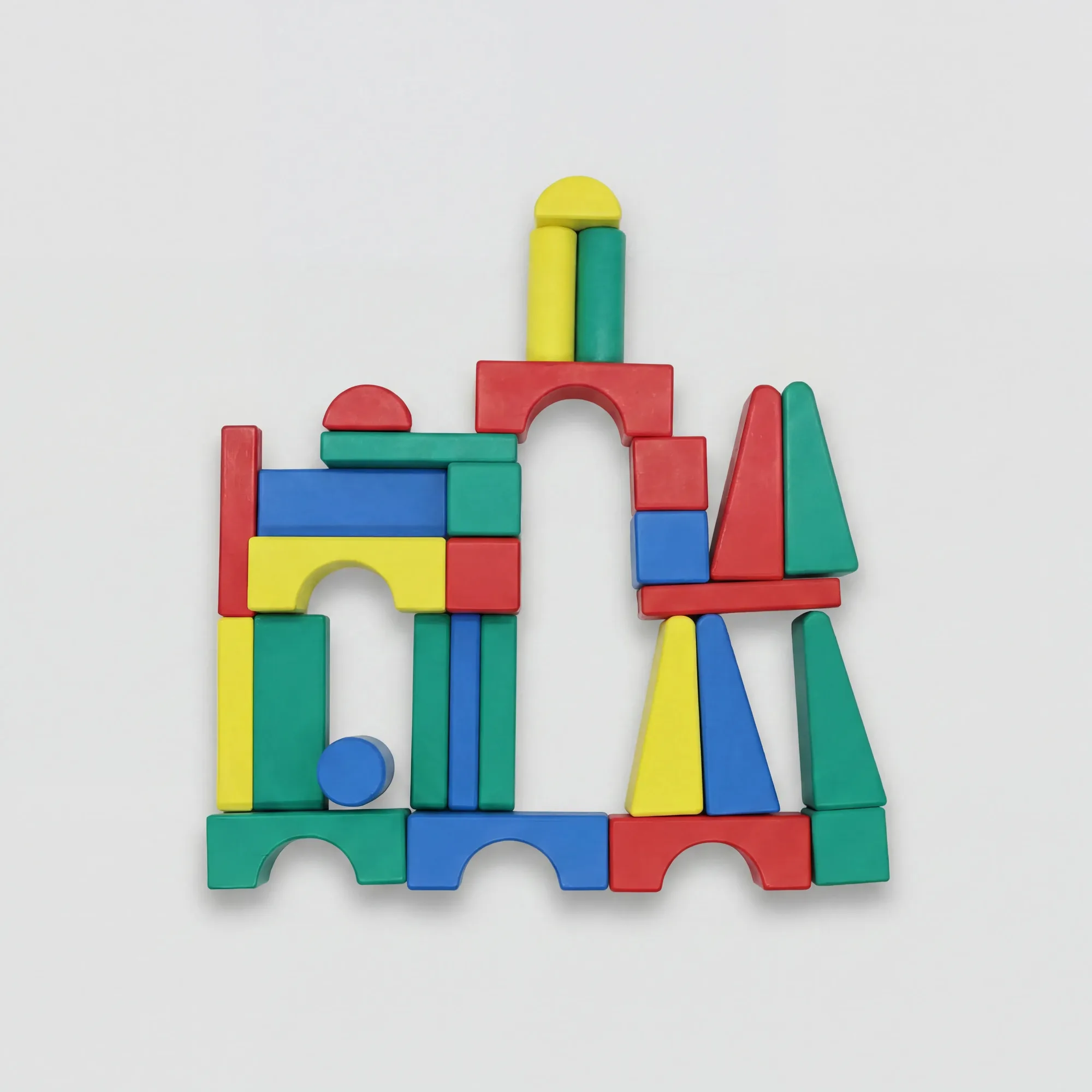 Blocks in Bag Primary Color