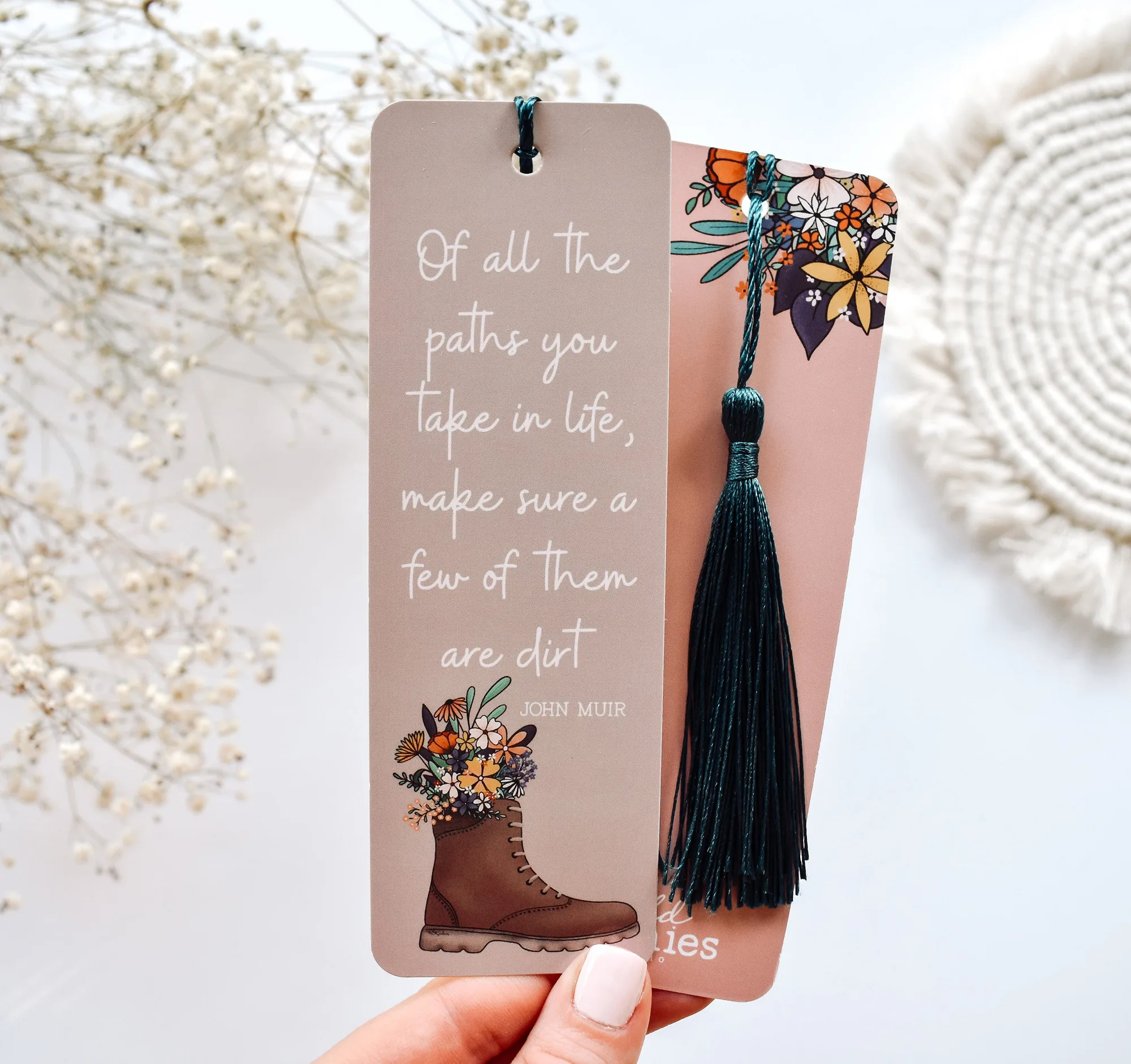 Paths You Take John Muir Quote Bookmark
