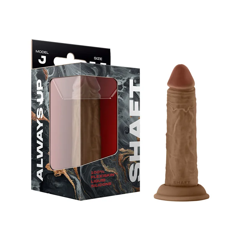 Shaft Modello J: Dildo in silicone a doppia densità 5,5 pollici Quercia