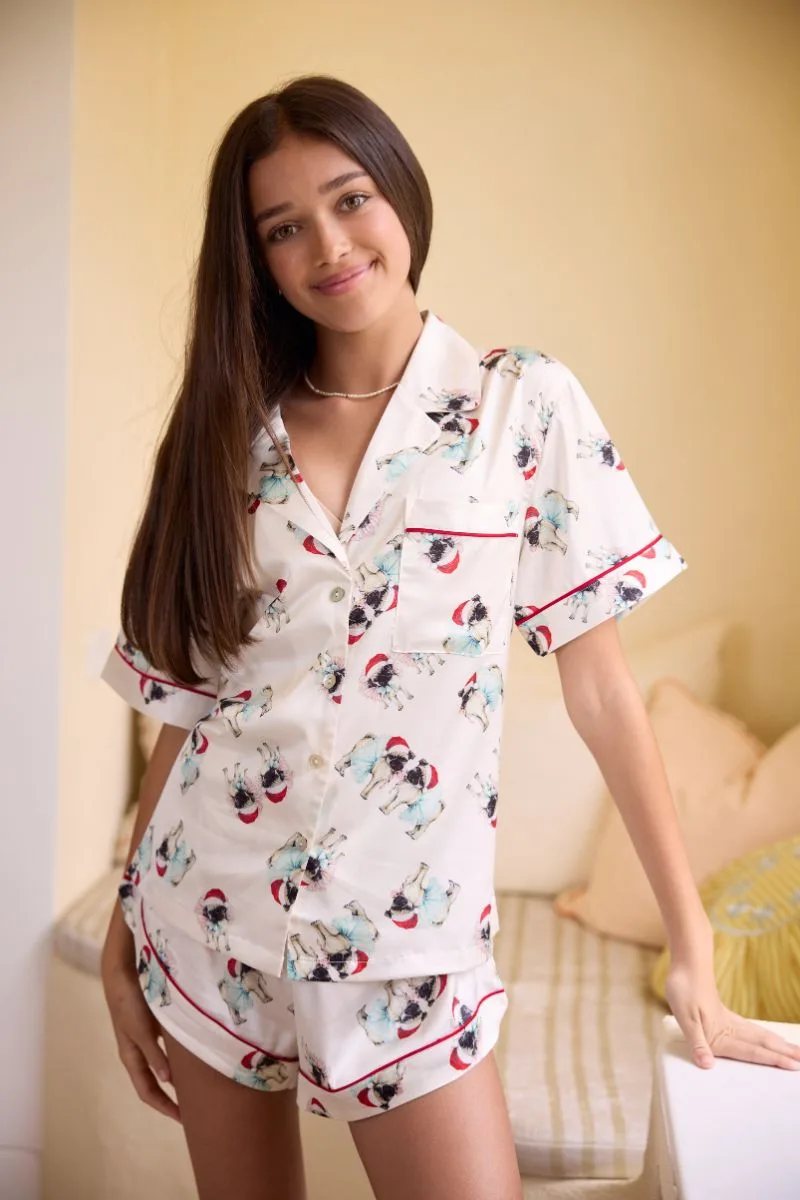 Ruby Pug Children's Xmas Pyjamas *Final Sale*