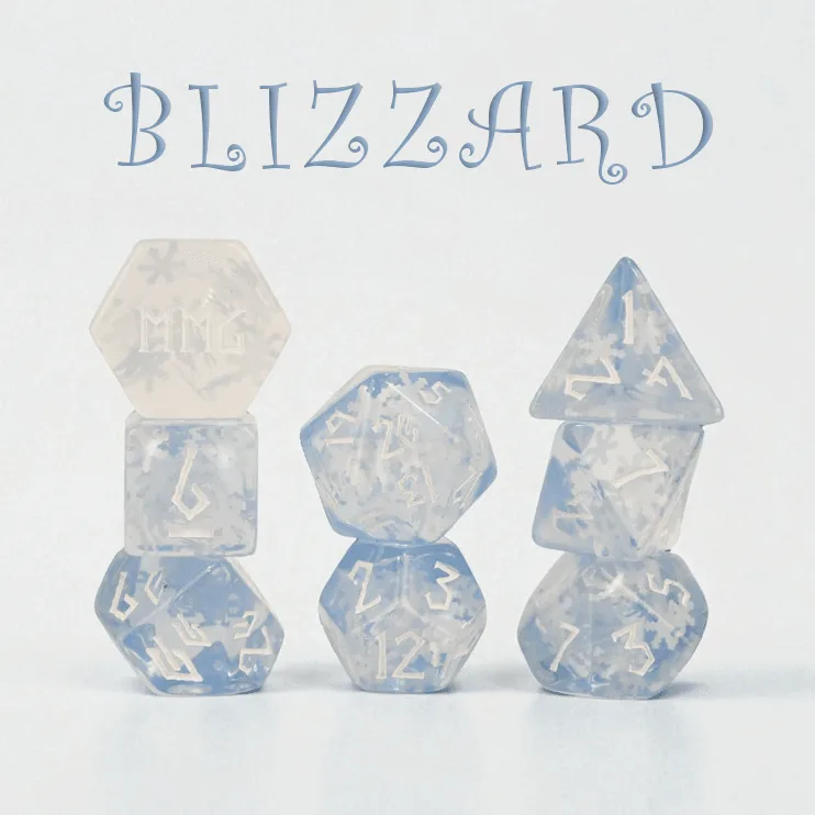 PRE-ORDER || Blizzard Resin Dice Set