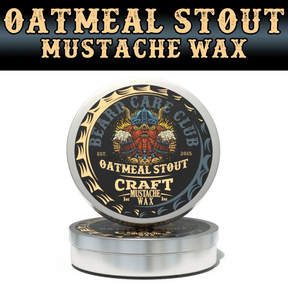 Cire à moustache au stout d'avoine