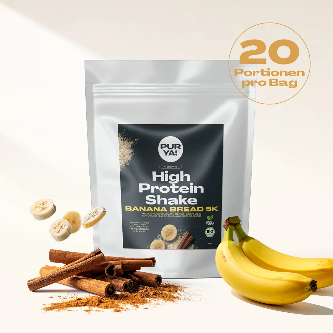 Veganský proteinový prášek banánový chléb