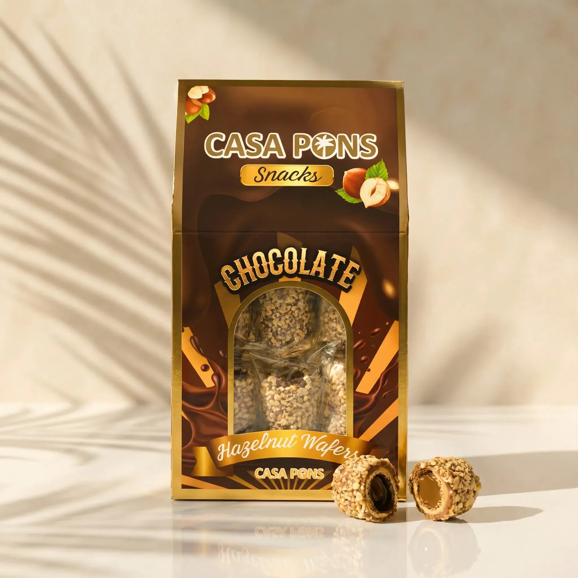 Casa Snacks – Hazelnut Wafer (150 g)
