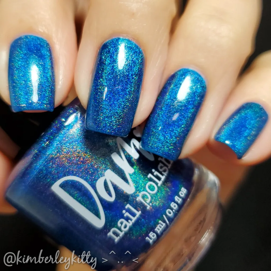 Aquamarine - Blue Holographic Polish - Gemstone Rainbow