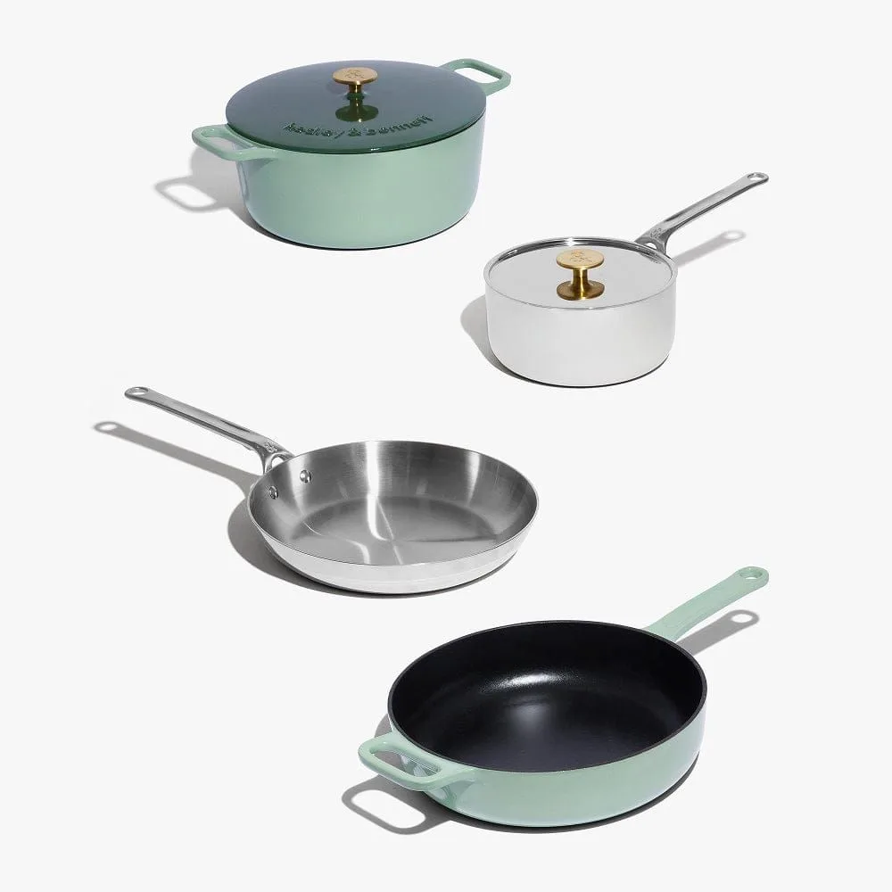 6-Piece Full Cookware Set - Shiso Green