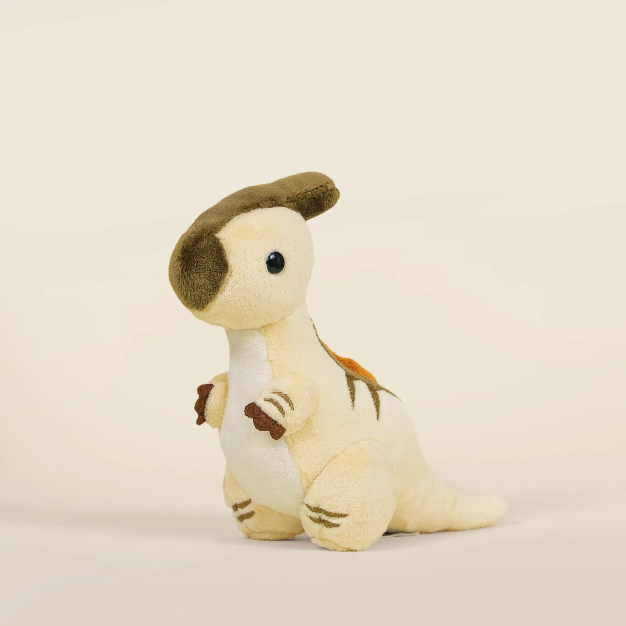 Mini Parasauri de dinosaurus knuffel schoonmaken en verzorgen