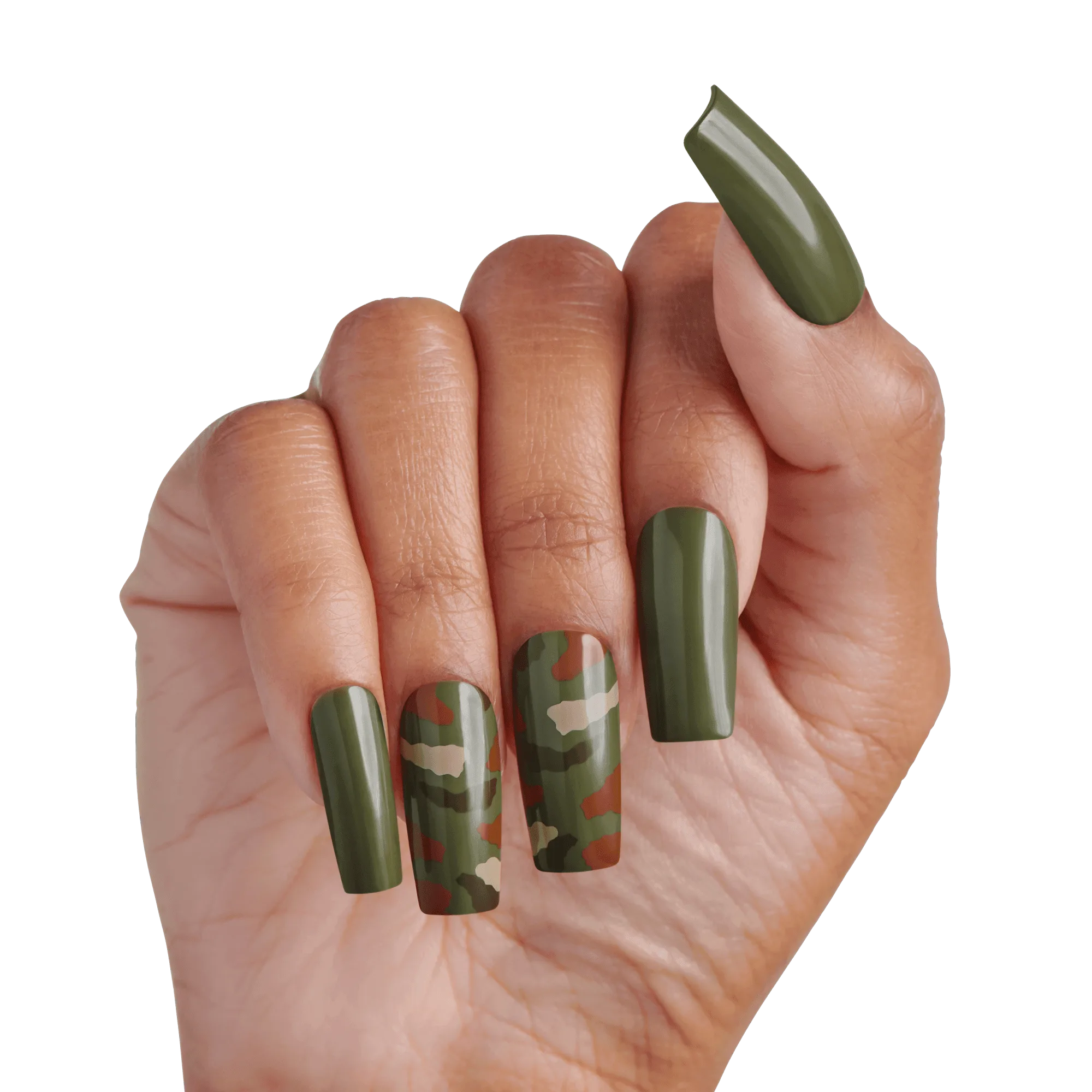 Kiss Salon Design Press On Glue Nails - Dancer