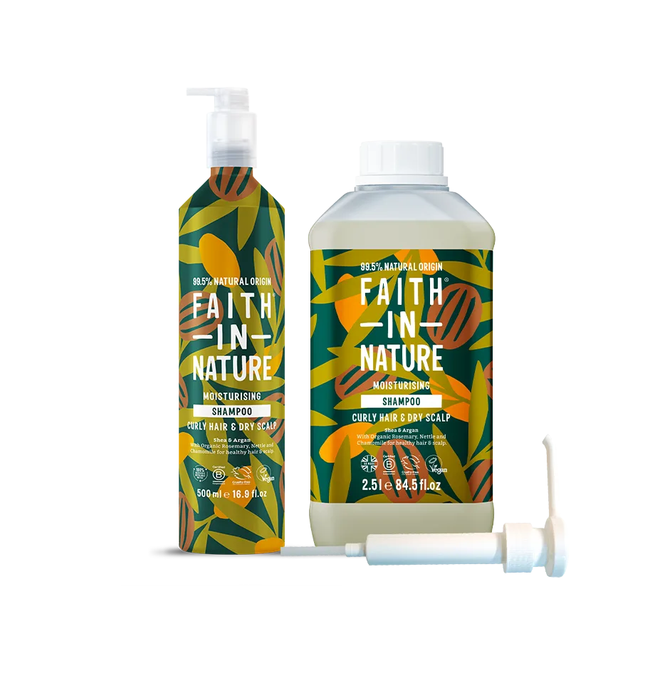 Shea & Argan shampoo - aluminium refill set
