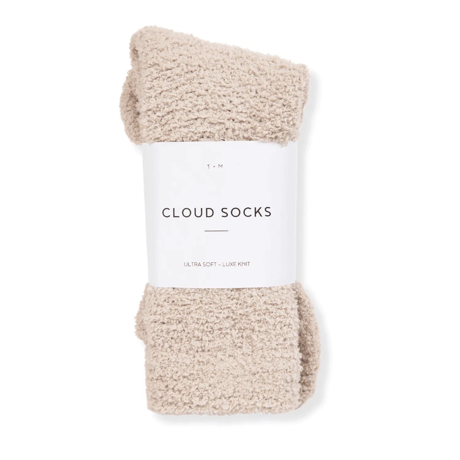 Luxe Cloud Socks - Stone