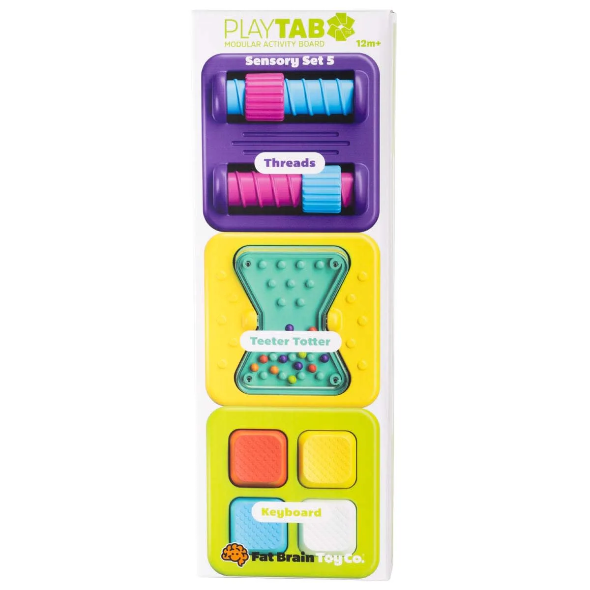 PlayTab Tiles 感覚おもちゃセット:赤ちゃんの感覚を刺激