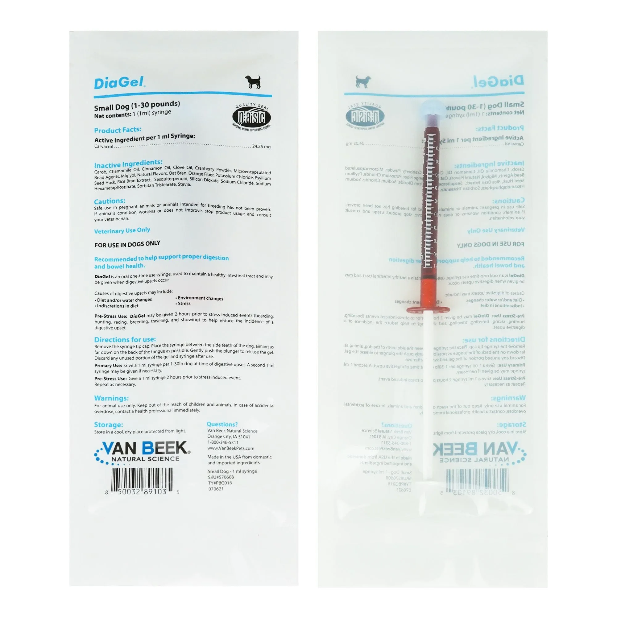 DiaGel for Small Dogs (under 30 lbs) 1mL