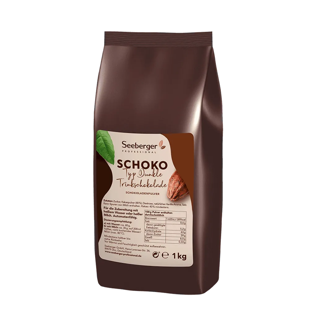 Dark drinking chocolate