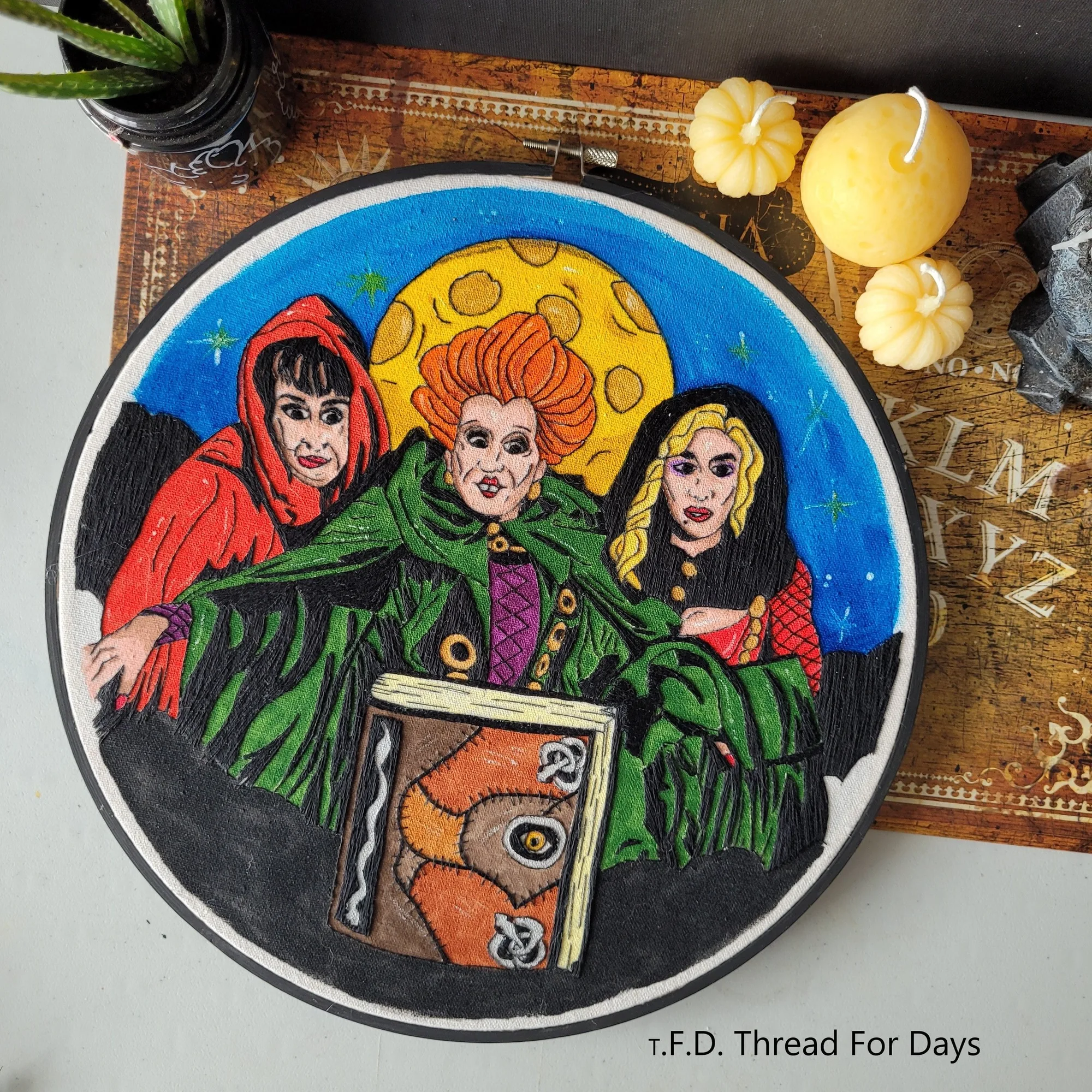 Hocus Pocus Embroidery Hoop vs Other Movie Hoops