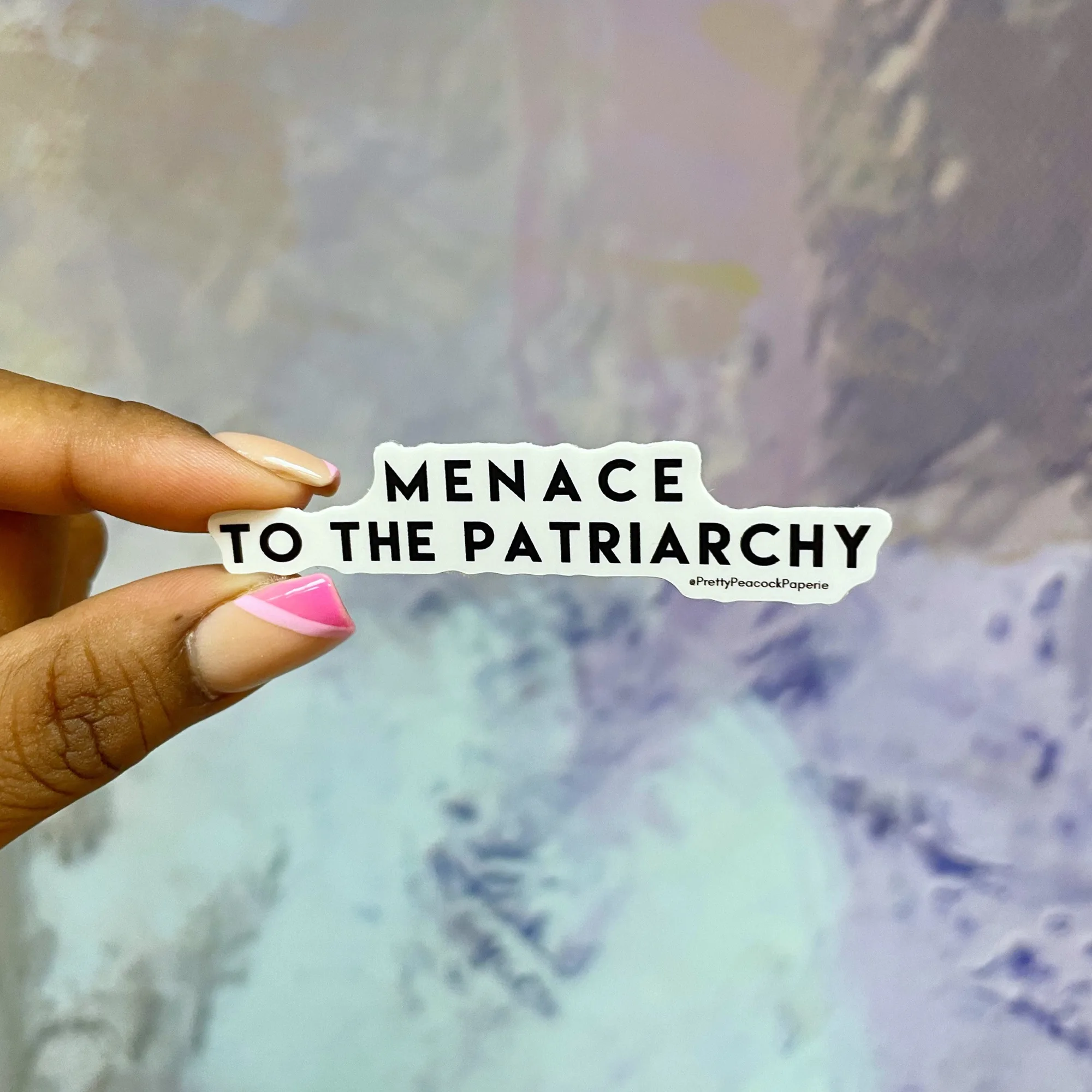 Come abbinare l'adesivo Menace to the Patriarchy