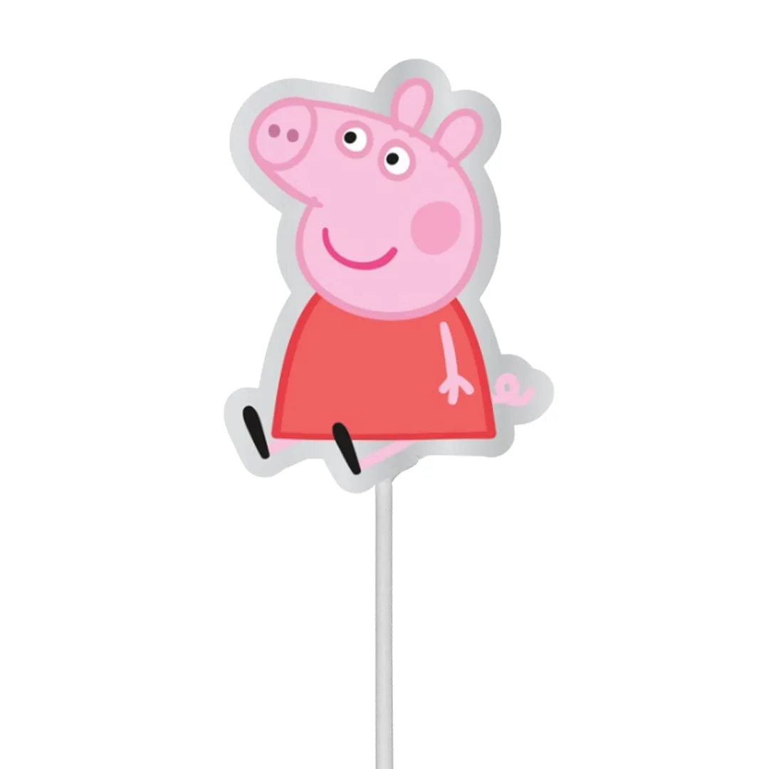 Globo de foil con forma pequeño Peppa Pig para inflar con aire 23 cm / 9 pulgadas