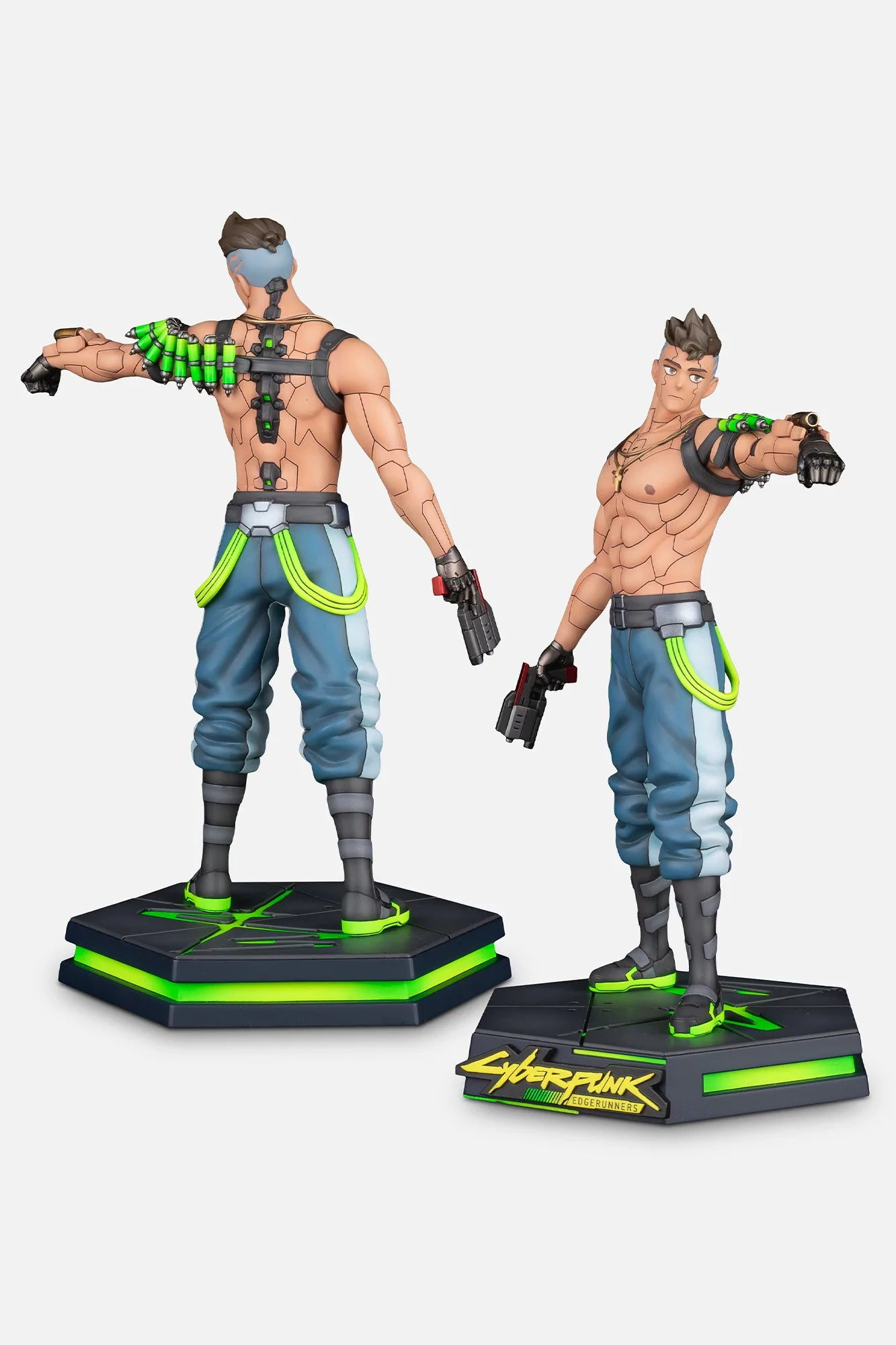 Cyberpunk Edgerunners David Figure vs David Vinyl Figure