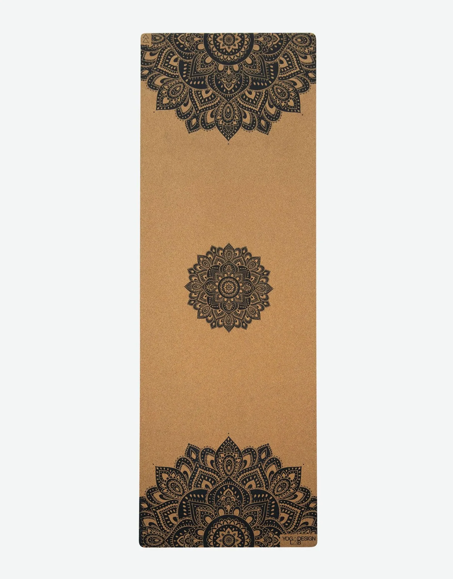 Cork Yoga Mat - Mandala Black