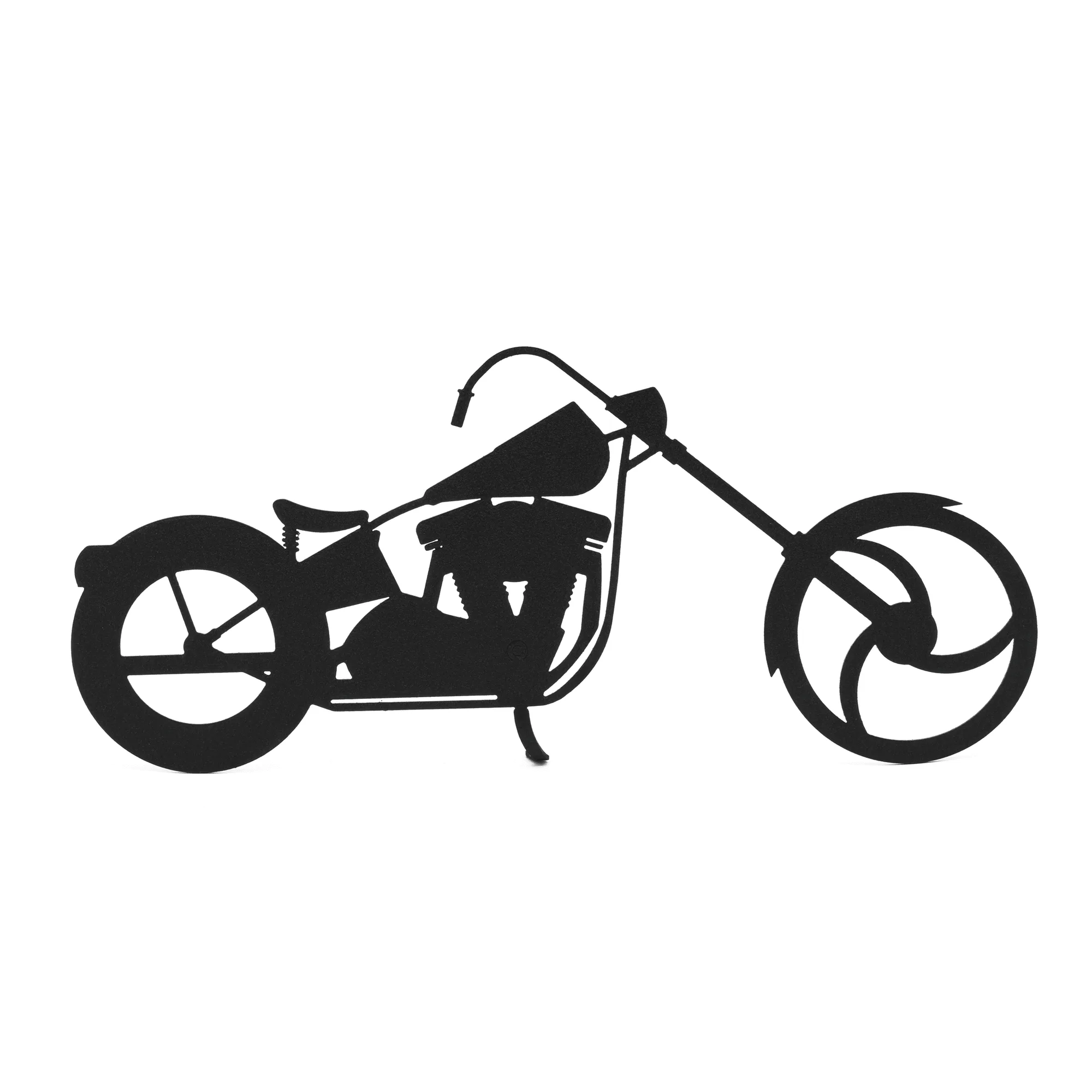 棚にバイクのシルエットを飾る方法